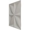 Ekena Millwork 19 5/8in. W x 19 5/8in. H Riley EnduraWall Decorative 3D Wall Panel Covers 2.67 Sq. Ft. WP20X20RLECE - alternate 5